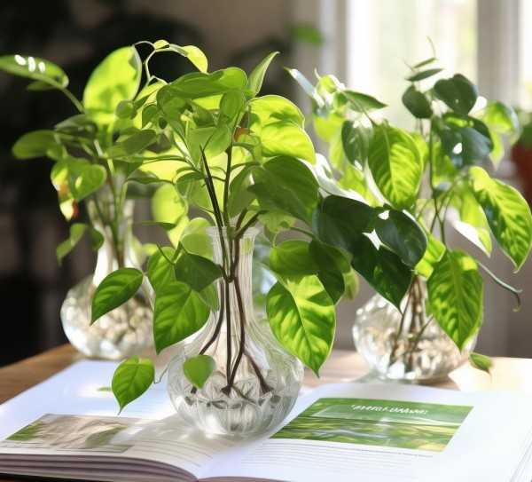 绿萝水培秘籍，家居绿植重焕生机,绿萝水培养护攻略，让家居绿植焕发新活力,养护,第1张
