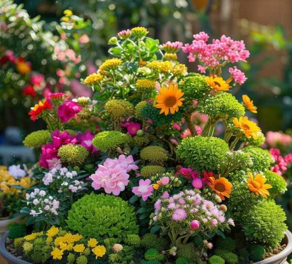 绿植绽放指南，鲜花盆景花期管理图解,鲜花盆景花期管理图，让您的绿植绽放最美的光彩,玫瑰,鲜花盆景,生长习性,第1张