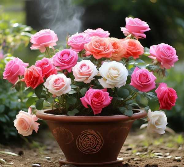 延长盆栽玫瑰花花期秘法，持久绽放美艳时光,盆栽玫瑰花花期延长秘籍，让美丽绽放更久,养护,玫瑰,秘籍,第1张