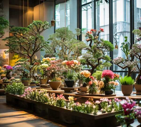 虹口区家居美学升级，客厅盆景鲜花演绎新风尚,虹口区家居艺术新风尚—鲜花盆景装点客厅，生活美学焕然一新,养护,生机,鲜花盆景,第1张