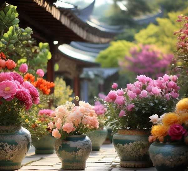 山东盆景艺术，自然韵味与园艺巧思的完美结合,山东鲜花盆景，自然之美与艺术的融合,鲜花盆景,第1张