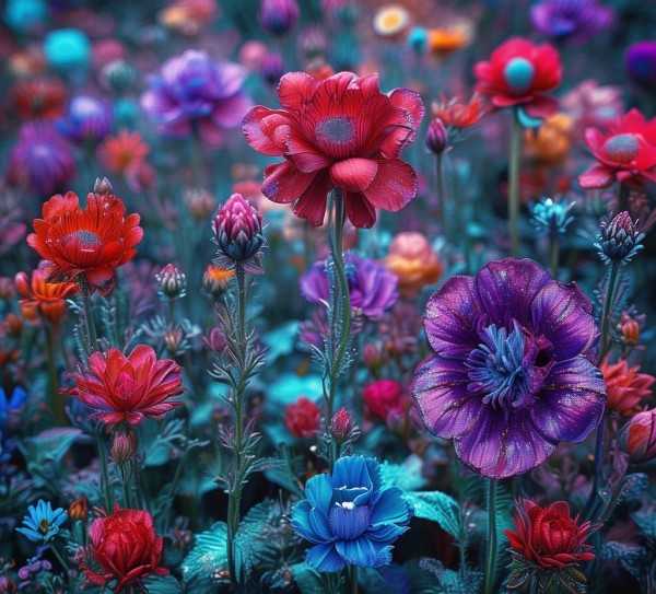 花语探秘，揭秘花色彩背后的象征意义,花色彩之谜，探究花象征的神秘色彩内涵,纯洁,第1张
