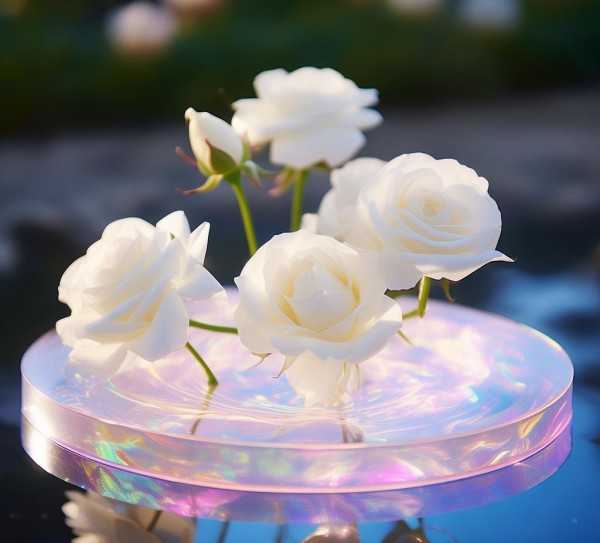花气袭人，气垫中的纯洁与优雅象征,花，寓意纯洁与优雅的气垫象征,纯洁,花语,第1张