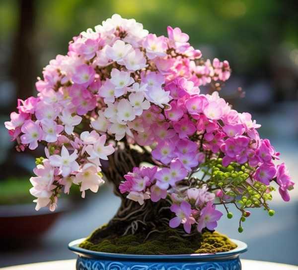 自然雅韵，盆景艺术中的鲜花之美,鲜花盆景，自然之美与生活艺术的融合,养护,鲜花盆景,生长习性,第1张