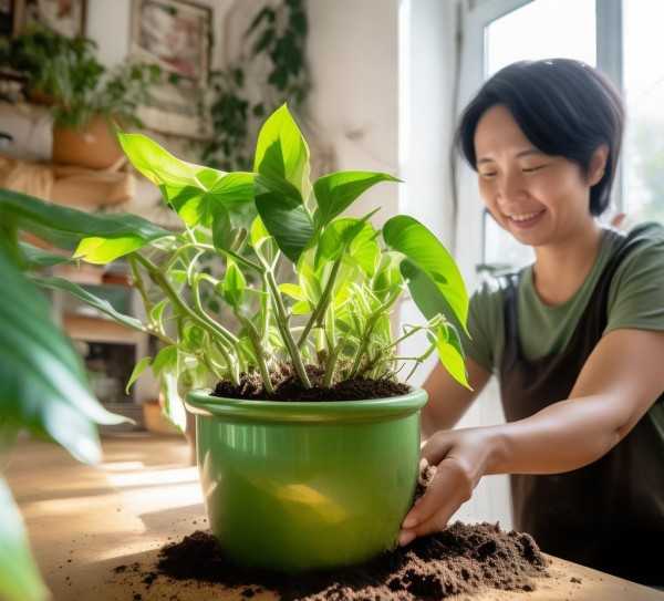 家居绿意盎然，轻松插绿萝养护指南,轻松掌握绿萝养护技巧，怎样插绿萝，让你的家居绿意盎然,养护,生机,扦插,第1张