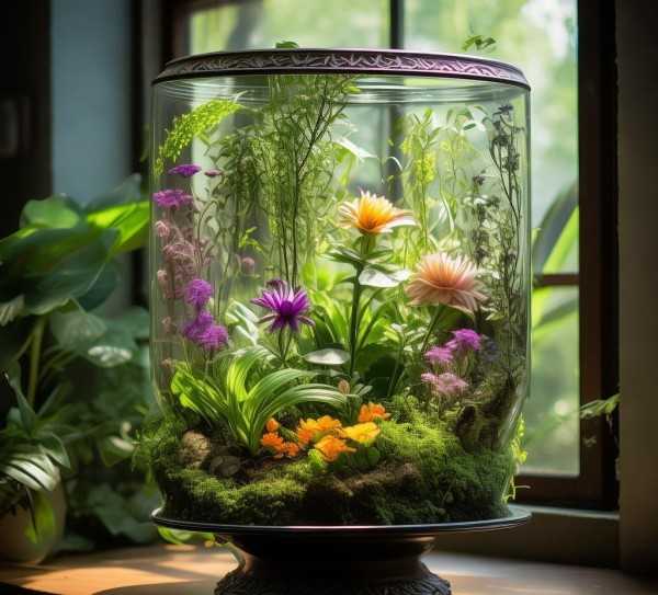 自然创意交融，艺术鲜花盆景的绿色魅力,艺术鲜花盆景，融合自然与创意的绿色艺术品,养护,鲜花盆景,养护技巧,第1张