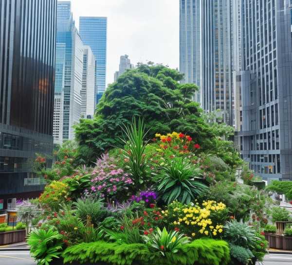 温州绿意盎然，鲜花盆景映衬下的都市美学,温州鲜花盆景，绿意盎然的都市风情,生机,鲜花盆景,传承创新,第1张